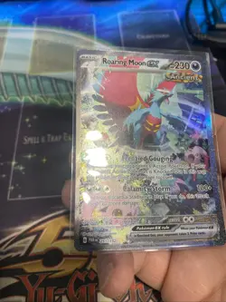 Roaring Moon EX 251/182SV04: Paradox Rift Holo Pokemon NM Condition - Image 4