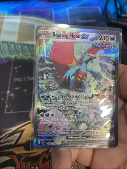 Roaring Moon EX 251/182SV04: Paradox Rift Holo Pokemon NM Condition - Image 5