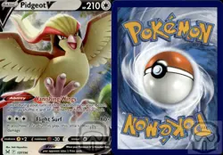 Pidgeot V 137/196 Holo V Rare Lost Origin Pokemon Holo NM/M - Image 2