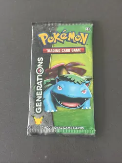 Pokemon TCG Venusaur Artwork Generations 20th Booster Pack Brand New Sealed - Image 1
