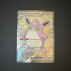 The Pokemon Company Wigglytuff ex 222/091 SV: Paldean Fates Holo Shiny UR 250 HP - Image 2