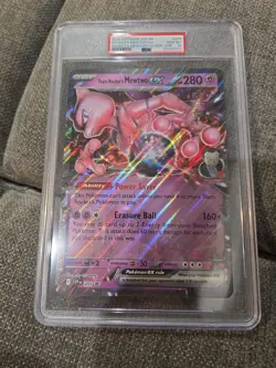 PSA 10 Team Rocket's Mewtwo ex SVP-EN #205 JUMBO PROMO Pokemon Card - Image 1