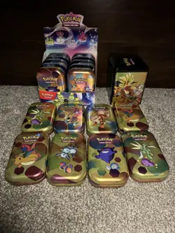 Pokemon Lot Accessories And Tins - Image 1
