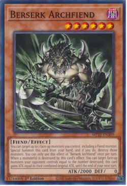 Yugioh - Berserk Archfiend - MP25-EN309 - Common - NM/M - Image 1