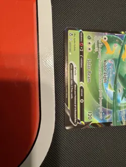 Pokemon Serperior V Full Art Ultra Rare Holo 007/195 Silver Tempest 210 HP - Image 3