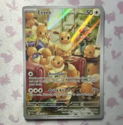 Pokemon Eevee Illustration Rare Holo Sv06 Twilight Masquerade 188/167 50 HP Eng - Image 1