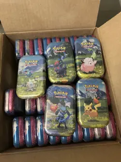 Pokemon TCG Ascended Heroes Mini Tins Case J-Hook (Lot Of 40) Brand New! Sealed - Image 2