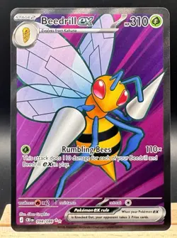 Beedrill Ex 098/086 Ultra Rare Chaos Rising Pokemon TCG NM - Image 1