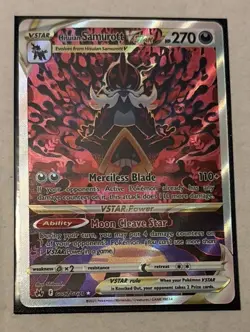 Pokemon TCG Hisuian Samurott VSTAR Crown Zenith: Galarian Gallery GG52/GG70 Holo - Image 1