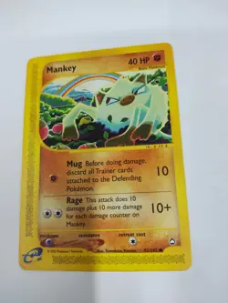 MINT Pokemon Aquapolis Mankey 92/147 MINT - Image 3