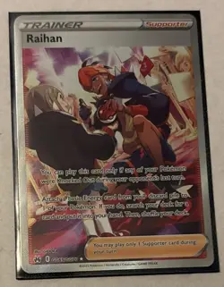 Raihan GG65/GG70 Galarian Gallery Holo Pokemon 2023 Crown Zenith NM - Image 1