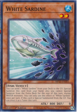 Yugioh - White Sardine - MP25-EN305 - Common - NM/M - Image 1