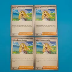x4 Playset - Lillies Determination 119/132 Mega Evolution MEG Pokemon TCG - Image 2