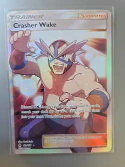 Crasher Wake 129/131 Forbidden Light LP POKEMON ULTRA RARE Trainer - Image 1