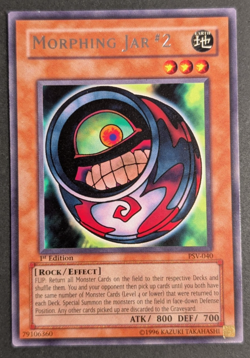 Yugioh TCG Card -1x Morphing Jar #2 - PSV-040 - NM - Vintage Rare - 1st Edition - Image 1