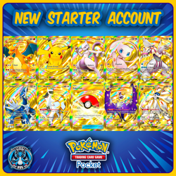 Pokemon TCG (Trading Card Game) Pocket / RARE STARTER ACCS WITH 1 CROWN CARD EX - Image 1