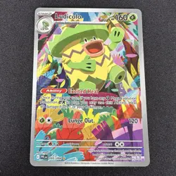 Ludicolo 095/094 Illustration Rare Phantasmal Flames Pokemon Card TCG - NM/M - Image 1