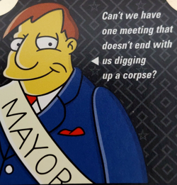 MAYOR QUIMBY 2003 The SIMPSONS TCG CCG RARE HoloFoil CARD #48 NearMINT-MINT - Image 2