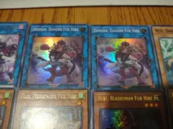 YuGiOh Cards Fur Hire Deck Core Beat Bladesman Donner Dagger Filo Rafale + More. - Image 3