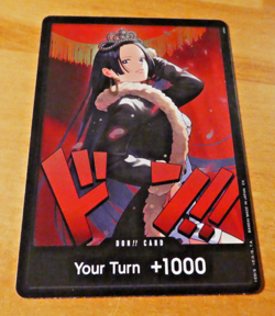 ONE PIECE ENGLISH CARD HOLO GAME CARTE EB03 DON NICO ROBIN EN MINT - Image 1