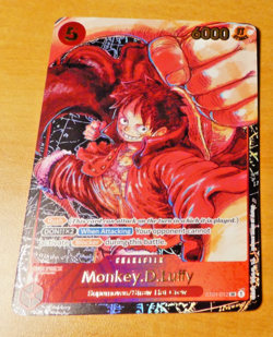ONE PIECE ENGLISH CARD GAME HOLO CARTE Monkey.D Luffy ST01-012 EN MINT - Image 1