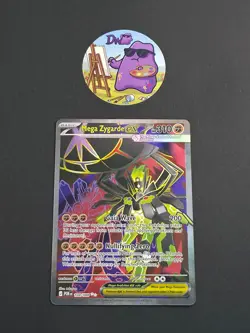 Pokemon TCG Mega Zygarde 104/088 - English Perfect Order Full Art Rare Card - Image 1