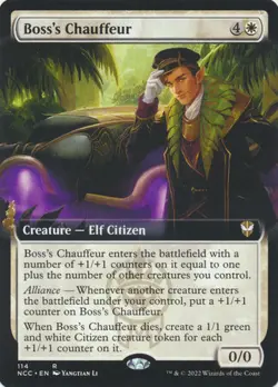 MTG Streets of New Capenna Commander - Boss's Chauffeur (Extended) - Image 1