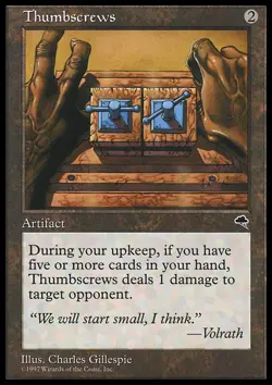 MTG THUMBSCREWS POOR - SCHIACCIAPOLLICI - TE - MAGIC - Image 1