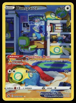 Dunsparce GG23/GG70 Crown Zenith Galarian Gallery Pokemon Card - Image 1