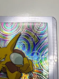 2000 Topps Chrome Pokemon #65 Alakazam Holo TV Animation (NM) - Image 3