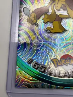2000 Topps Chrome Pokemon #65 Alakazam Holo TV Animation (NM) - Image 4