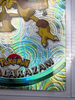 2000 Topps Chrome Pokemon #65 Alakazam Holo TV Animation (NM) - Image 5