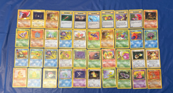 40 Pokemon 1ST ed Non Holo NM/MP Cards & Shadowless Alakazam 1/102 HP & Merrill - Image 1