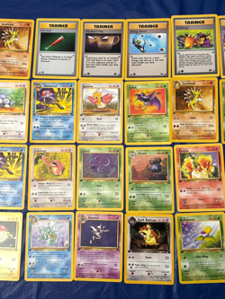 40 Pokemon 1ST ed Non Holo NM/MP Cards & Shadowless Alakazam 1/102 HP & Merrill - Image 5