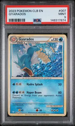 Gyarados 007 Pokemon PSA 9 TRADING CARD GAME CLASSIC - Image 1