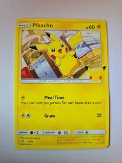 Pokemon TCG Pikachu 25/25 McDonald's 25th Anniversary Regular Promo 60 HP Card - Image 1