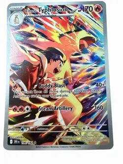 Ethan's Typhlosion 190/182 Illustration Rare Sv10: Destined Rivals Pokemon - NM - Image 1