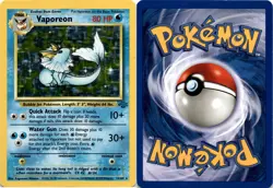 1999 Pokemon, Jungle, #12/64 Vaporeon, Holo Rare (c) - Image 1