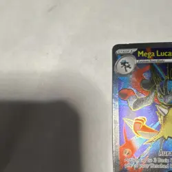 Pokemon Mega Lucario EX 160/132 Ultra Rare Holo Full Art Me01 340 HP - Image 5