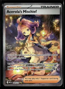 Acerola's Mischief 183/132 Special Illustration Rare Mega Evolution Pokemon NM/M - Image 1