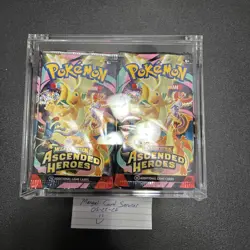 36x Packs Pokemon TCG Ascended Heroes Booster Packs with acrylic case INCLUDED! - Image 1