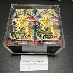 36x Packs Pokemon TCG Ascended Heroes Booster Packs with acrylic case INCLUDED! - Image 3