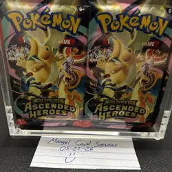 36x Packs Pokemon TCG Ascended Heroes Booster Packs with acrylic case INCLUDED! - Image 5