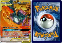 Pokemon Card - Moltres & Zapdos & Articuno GX 44/68 Hidden Fates GX Rare Holo NM - Image 3