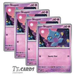 Shuppet 059/159 x4 Playset 4x - Pokemon S&V Journey Together JTG - 4 Card Set - Image 1