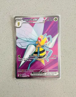 Beedrill ex 098/086 Ultra Rare Full Art Pokemon TCG Chaos Rising CRI English NM - Image 1