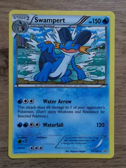 Pokemon Swampert Primal Clash Rare Card 35/160 Near Mint Condition - Image 1