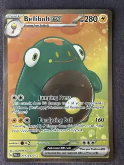 Pokemon Bellibolt EX Paldea Evolved #237/193 Ultra Rare Full Art Holo NM - Image 2