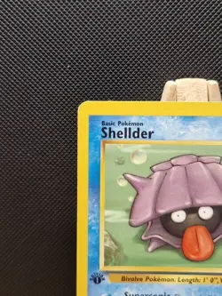 Pokemon 1999 WOTC 1st Edition Fossil Shellder 54/62 - Light Play - Image 3