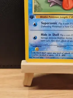 Pokemon 1999 WOTC 1st Edition Fossil Shellder 54/62 - Light Play - Image 5
